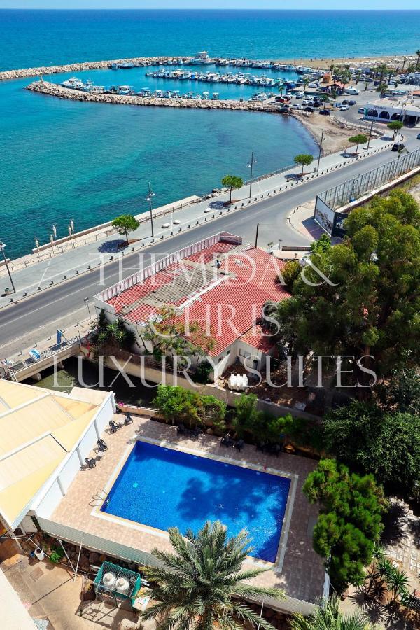 Luxury Penthouse 1Br-Seafront-Seasonal Pool-Central Larnaca Esterno foto